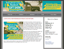 Tablet Screenshot of panamacitygiftshow.com